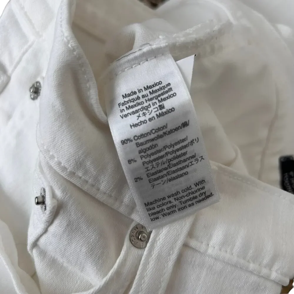 J. Crew Jeans White High Rise 9